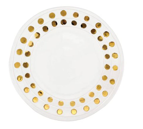 Medici Gold Round Platter Medium