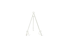 Large Loop Plate Stand White