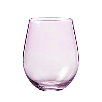 Radiance Stemless Wine Glass Amethyst Set of 4