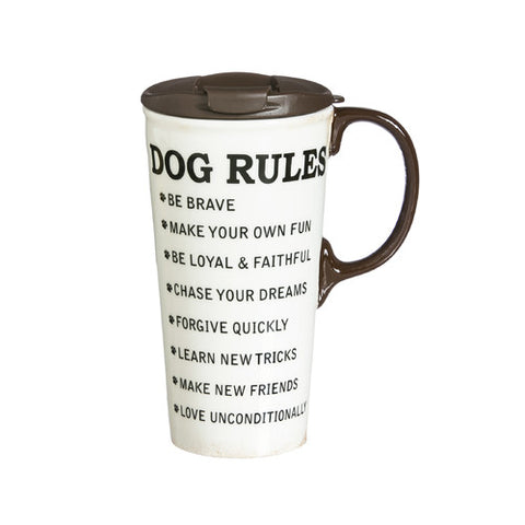 Dog Rules Ceramic Perfect Cup