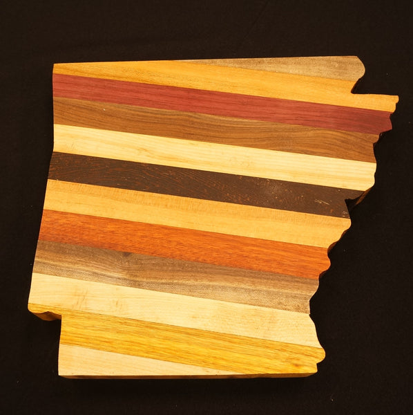Arkansas Stripe Cutting Board Medium