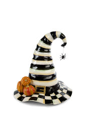Courtly Stripe Witch's  Hat
