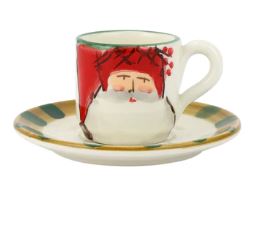 OSN Red Hat Espresso Cup and Saucer