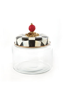 Courtly Check Kitchen Canister -Small Glass