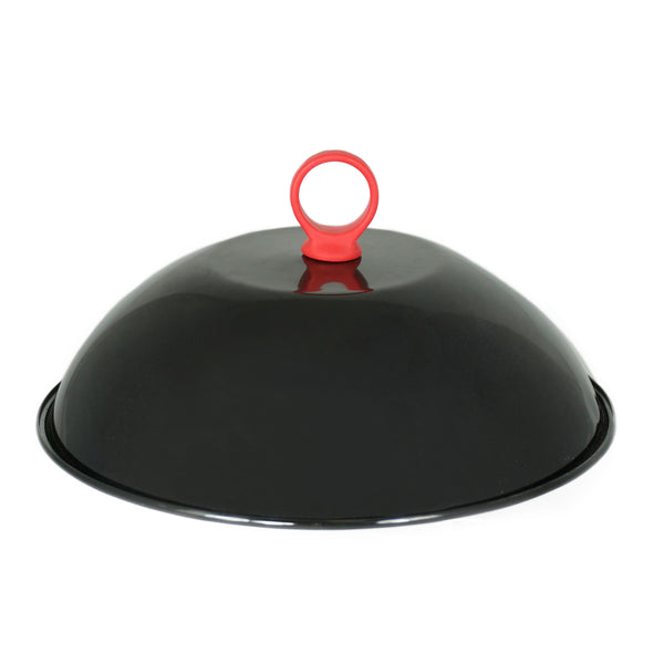 Enameled Grill Dome with Silicone Handle