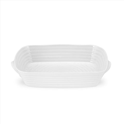 Sophie Conran Small Rect Handled Roasting Dish White