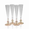 Tuileries Champagne Flute -Lt Amber