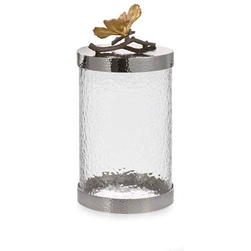 Butterfly Ginkgo Canister - Med