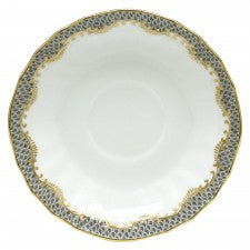 Fish Scale Canton Saucer Gray