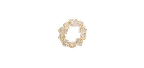 Crystal Baubble Napkin Ring Gold