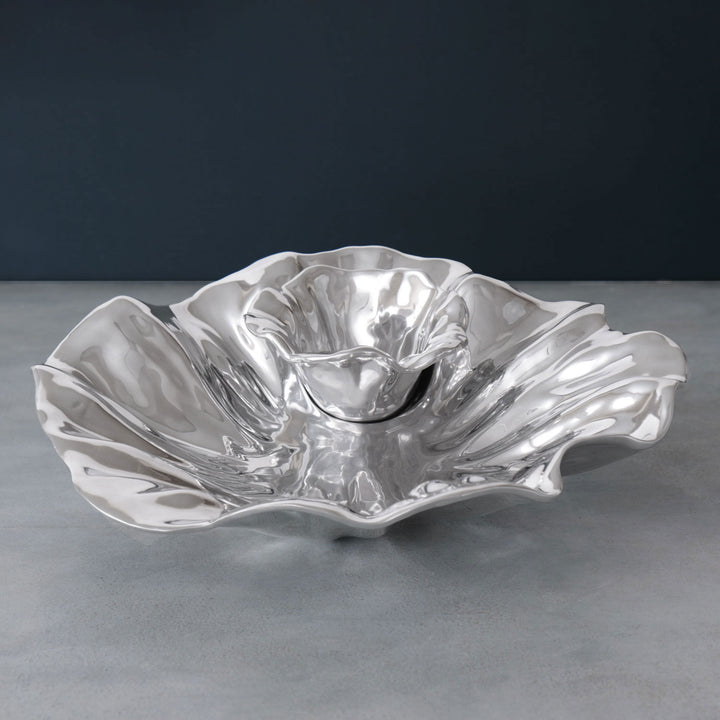 Vento Bloom Chip and Dip Silver