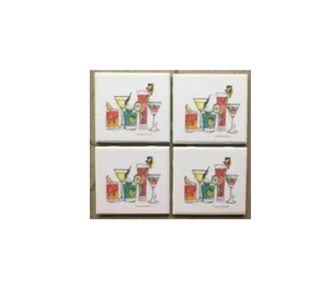 Party Time Coasters Set of 4