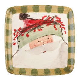 OSN Square Salad Plate Green Hat