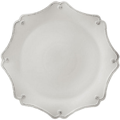 Berry & Thread Whitewash Scallop Charger Plate