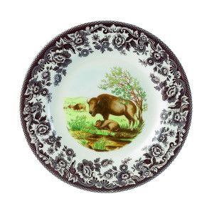 Woodland Dinner Plate Bison