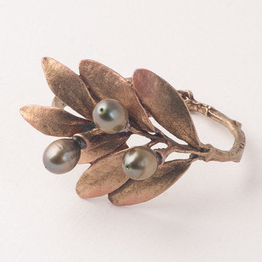 Napkin Ring Olive Set/4