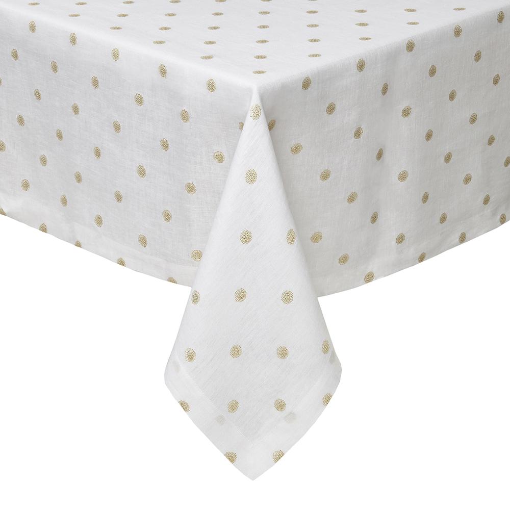 Vogue Tablecoth 90 inch Round Gold
