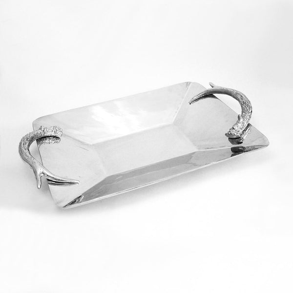 Western Antlers Rect Tray - XLG