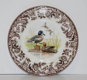 Woodland Dinner Plate Blue Winged Teal Duck