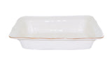 Cantaria Large Rectangular Baker Ivory