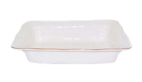 Cantaria Large Rectangular Baker Ivory