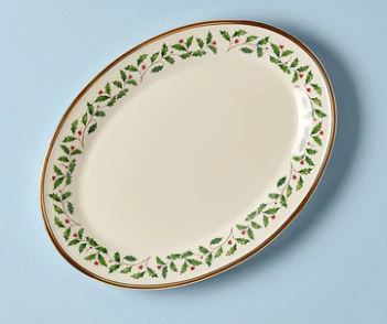Holiday Oval Platter 16"