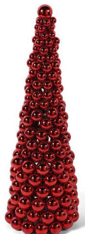 Red Shiny Shatterproof Ornament Tree- 36 in