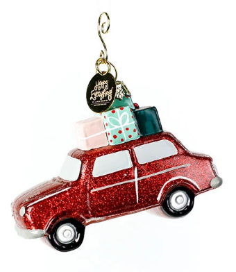 Holiday Car Shaped Ornament