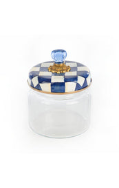 Royal Check Kitchen Canister Glass Small