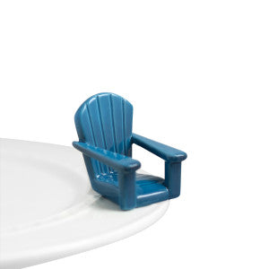 Chillin Blue Chair Mini Charm