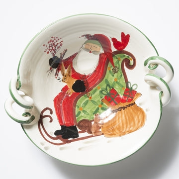 OSN Scallop Handled Bowl with Sleigh
