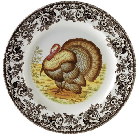 Woodland Dinner Plate -Turkey