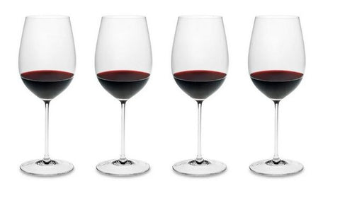 Red Wine Unbranded Set of 4