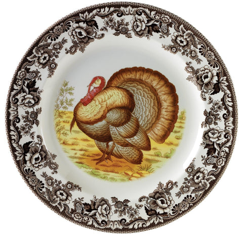 Woodland Round Platter -Turkey