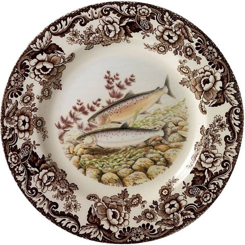 Woodland Dinner Plate - Rainbow Trout