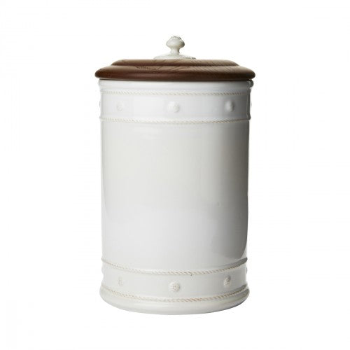 Berry & Thread Whitewash Canister 13"
