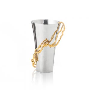 Wisteria Gold Vase Medium