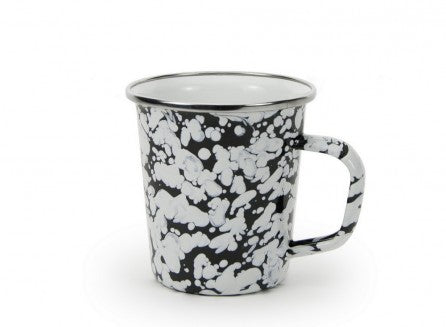 Latte Mug Black Swirl