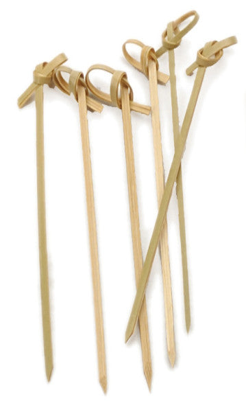 Bamboo Appetizer Knot Picks -6 1/2"