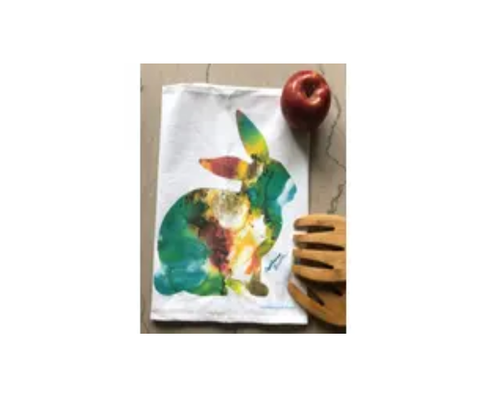 Betty Bunny Tea Towel