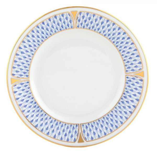 Art Deco Bread and Butter Plate 6"  Blue