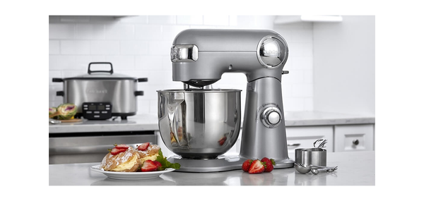 Precision Master 5.5 Qt Stand Mixer Silver Lining