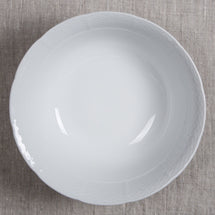 Weave White Cereal Bowl