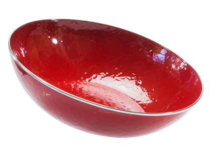 Solid Red Catering Bowl