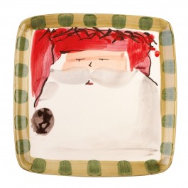 OSN Square Salad Plate Red Hat