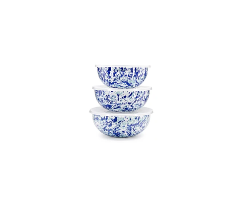 Mixing Bowls Set of 3 Ocean Blue