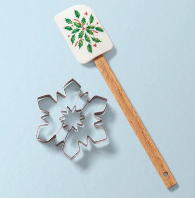 Holiday Spatula with Cookie Cutter