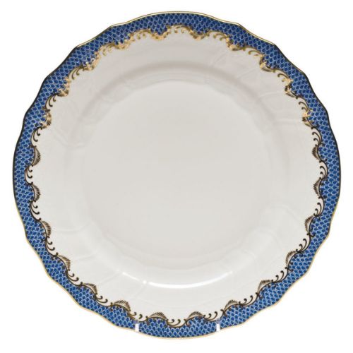 Fish Scale Dinner Plate - Blue