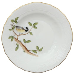 Rothschild Bird Dessert Plate Chickadee