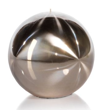 Titanium Ball Candle 4.75inch Gold